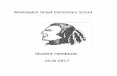 Student Handbook 2016- · PDF file · 2016-09-29Student Handbook 2016-2017. Washington Street School: ... Use courtesy words at all times ... All pupils are expected to display proper