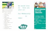 Buckingham Active Seniors Brochure - Recreation ... · Web viewBrochure layout table page 1 Some of our upcoming ideas for Activities and Trips include: Dinner Theatres Orchards Exercising