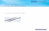 Technical Brochure LTG Air Diffusers - Map UK · PDF fileTechnical Brochure LTG Air Diffusers ... Selection diagram 7 ... made regarding the appropriate number of slot rows and the