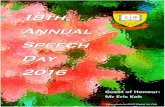 18th Annual Speech Day - Rivervale Primaryrivervalepri.moe.edu.sg/qql/slot/u143/Events/2016/Speech Day/Speech... · 18th Annual Speech Day 2016. 2 ... 15 10.20am P6 Kpop Dance Performance