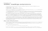 XAML markup extensions · PDF file · 2016-11-04public interface defined in the regular Xamarin.Forms.Core Xama-assembly but with the namespace ... XAML markup extensions almost al-ways
