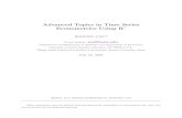 Advanced Topics in Time Series Econometrics Using R · PDF fileAdvanced Topics in Time Series Econometrics Using R1 ZONGWU CAIa,b ... 1.3 Data Analysis and Graphics Using R ... for