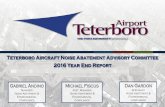 Teterboro Aircraft Noise Abatement Advisory Committee · PDF file2016 Year End Report Gabriel Andino ... Noise Measurement Metrics and Airport ... The primary goal was to enhance the