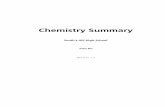 Chemistry Summary - jm1234567890.fastmail.fmjm1234567890.fastmail.fm/ChemistrySummaryrev12v5.pdf · John Mu Chemistry Summary 1 ... Nuclear chemistry provides a range of materials