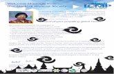 Welcome Massage from Thai Medical Physicist · PDF fileInternational Conference on Medical Physics 2016 held on December 9-12, 2016 at the Shangri-La Hotel, ... Welcome Massage from