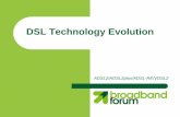 DSL Technology Evolution - Broadband  · PDF fileDSL Technology Evolution ADSL2/ADSL2plus/ADSL-RE/VDSL2. Today there are various ... VDSL G.993.1 Very-high-data-rate DSL 2004 55
