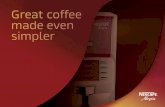 Great coffee made even simpler - Nestlé Professional ME · PDF fileIntroducing the all new generation of NESCAFÉ Alegria Coffee Solutions 75 28 4 75 years of NESCAFÉ heritage, together
