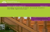 Quality Control of H2F Treated Timber via NIR · PDF fileQuality Control of H2F Treated Timber ... Quality Control of H2F Treated Timber . via NIR Spectroscopy . ... Individual requirements