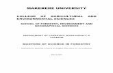 MAKERERE UNIVERSITYar-new.mak.ac.ug/sites/default/files/programmes/masters...MAKERERE UNIVERSITY COLLEGE OF AGRICULTURAL AND ENVIRONMENTAL SCIENCES SCHOOL OF FORESTRY, ENVIRONMENT