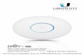 802.11AC Wave 2 Access Point with Dedicated Security Radio · PDF fileIntroduction Thank you for purchasing the Ubiquiti Networks® UniFi® 802.11AC Wave 2 Access Point with Dedicated