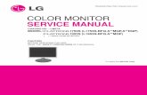 COLOR MONITOR SERVICE MANUAL - cxem.netcxem.net/ckfinder/userfiles/comments/61351_Схема LG Flatron... · STAND-BY SUSPEND DPMS OFF POWER S/W Off H/V SYNC ON/ON ... • Make certain