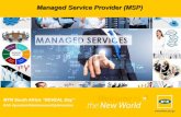 Managed Service Provider (MSP) - Chorus Call118011.choruscall.com/mtn/mtn141201_presentation.pdf · • Starts immediately after the Ericsson or Huawei Presentations ... Maintenance