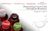 Presenting Coca-Cola European Partners  coca-cola european partners overview coca-cola european partners background transaction highlights