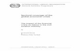 Sectoral coverage of the global economic crisis - · PDF file · 2014-06-09Sectoral coverage of the global economic crisis ... Between May 2008 and May 2009, ... aviation-related