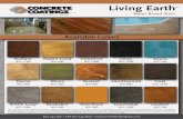 Available Colors - Concrete Coatingsconcretecoatingsinc.com/.../11/Living-Earth-Water-based-Stain-Sales... · Available Colors This color chart is ... Water-Based Stain. If the concrete