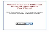 What's New and Different in Fixed Operations Pay Plans! · PDF fileManage and Motivation What's New and Different in Fixed Operations Pay Plans! DealersEdge Management Webinar Rob