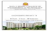 MALLA REDDY COLLEGE OF ENGINEERING & …mrcet.com/downloads/digital_notes/HS/3 Engineering Physics II.pdf · When atoms of sodium and chlorine approach each other an ... delocalised