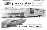 Power Trailer Movers - Purple Line LLC manual.pdfUser Manual For use with Model Numbers: EM4445 & EGO130AU/EGO200AU Ref: CM-UM-0713-A4-Rev.A USA Power Trailer Movers PL CM manual USA