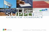 Supplier Code of Conduct Brochure - · PDF fileAltria’s Supplier Code of Conduct | 2 We develop and maintain business relationships with Suppliers who share our commitment to: Conduct