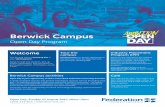 Berwick Campus - Federation Generation · PDF fileBerwick Campus Open Day Program ... Tour the campus Campus tours run all day, ... See what makes science awesome, through a range
