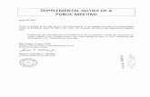 NOTICE OF A PUBLIC MEETING - Harris County, Texas · PDF fileNOTICE OF A PUBLIC MEETING June 23, ... Control District, ... The regular meeting of the Commissioners Court will begin