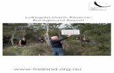 Lutregala Marsh Reserve: Background Reporttasland.org.au/content/uploads/2015/06/Lutregala... · Lutregala Marsh Reserve Background ... in an under-reserved ecosystem in ... Covenant