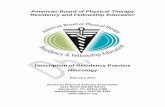 American Board of Physical Therapy Residency and · PDF file · 2017-02-13American Board of Physical Therapy ... such as conversion disorder Teaching and learning theory - Principles