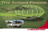 The Armed Forces - Manitou Defencedefence.manitou.com/pdf/Manitou-Defence-700412EN-A_0408.pdf · 170 AETJ MVT 675 ecify e in handling MHT 7140. MVT 665 Military logistics During unloading