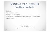 Andhra Pradesh 2013-14.ppt - Planning Commission PLAN 2013-14 Andhra Pradesh May 30, 2013 Yojana Bhavan , New Delhi 1 Contents 12th FIVE YEAR PLAN ANNUAL PLAN 2013-14 GOVERNANCE and