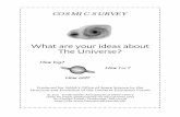 COSMIC SURVEYcfa- investigating how astronomers can find out about distant objects: what can you learn from light Thanks to GEMS Earth, Moon, & Stars for the format of this activity.