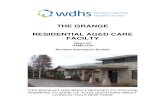 THE GRANGE RESIDENTIAL AGED CARE FACILTY - · PDF filethe grange residential aged care facilty gray st hamilton resident information booklet this booklet has been prepared to provide