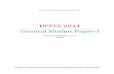 UPPCS 2011 General Studies Paper-I - PCS Examsup.pcsexams.com/pcs/wp-content/uploads/2014/09/UPPCS-General...UPPCS 2011 General Studies Paper-I ... Which one of the following musical