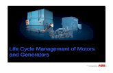 Life Cycle Management of Motors and Generators - Are you  · PDF file · 2017-08-28§ Load (pump, fan, compressor)