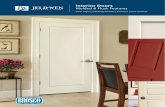 Interior Doors FLUSH INTERIOR DOOR FEATURES · PDF filea deep, woodgrain appearance. IMAGINATION WELCOME JELD-WEN molded doors and door skins are certified by Scientific Certification