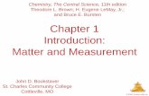 Chapter 1 Introduction: Matter and · PDF fileChapter 1 Introduction: Matter and Measurement ... – Are independent of the amount of the ... • A different base unit is used for