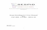 Beam Detailing V1.3 User Manual For SAP 2000 Concrete Design Concrete Beam Summary –ACI 318 -14 . ... 1. Before running the analysis and starting the design of the model, step 1