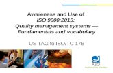 [PPT]Awareness and Use of ISO 9000:2015: Quality …asq.org/2015/11/iso-9000/quality-management-systems... · Web viewISO 9000 series ISO 9000Quality management systems—Fundamentals