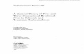 A General Theory of Two- and Three-Dimensional Rotational ... · PDF fileA General Theory of Two- and Three-Dimensional Rotational Flow in Subsonic and Transonic Turbomachines ...