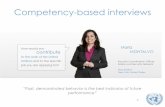 Competency-based interviews - Stjórnarráðið · PDF file · 2016-10-11Why competency-based interviews ... attributes that staff and managers need to build human capital and meet