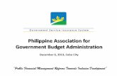 Philippine Association for Government Budget …pagba.com/wp-content/uploads/2013/12/Updates-on-GSIS-Policies...Enhanced Salary Loan h. ... Government Service Insurance System Loan
