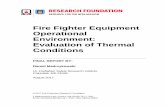 Fire Fighter Equipment Operational Environment: · PDF fileThe Research Foundation appreciates the guidance provided by the Project ... 2.2 Near-Miss Reports ... with a hot air circulating