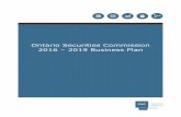 Ontario Securities Commission 2016 – 2019 Business …osc.gov.on.ca/documents/en/Publications/pub_20151223_osc...2016 – 2019 Business Plan Table of Contents Executive Summary .....