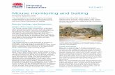 Mouse monitoring and baiting - NSW Department of … Mouse monitoring and baiting Invasive Species Unit This information is intended to give you a basic understanding of the biology