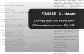 FINESSE: Quickstart - ICTS · PDF fileFINESSE: Frequency domain INterfErometer Simulation SotfwarE 3 • Started by Andreas Freise during his PhD • Used extensively worldwide
