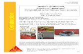 PU Modified cementitious floor screeds Sika Services AG ... Method Statement for the Application of the PU modified cementitious screed range. Sikafloor®-19 N PurCem®, Sikafloor®-20