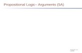Propositional Logic– Arguments (5A) · PDF filePropositional Logic (5A) Arguments 5 Young Won Lim 11/8/16 Entail The premises is said to entail the conclusion If in every model in