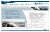 Hydraulic loading of flood defence structures - · PDF fileHydraulic loading of flood defence structures ... conditions for different types of flood defence structures such as sea
