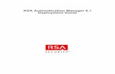 RSA Authentication Manager 6.1 Deployment Hardware Token Deployment ... For additional information regarding the contents of a user record, see the RSA ... When a synchronization job