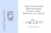 Devotional Readings from the ACTS Book of Acts - Acts.pdf · Devotional Readings from the Book of Acts Waukesha Bible Church A Museum of Thought from the Book of. . . Patrick J. Griffiths