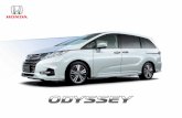 The luxuriously crafted Odyssey is now even more Welcome ... · PDF fileThe luxuriously crafted Odyssey is now even more technologically advanced with the addition of Honda SENSINGTM.